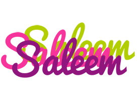 Saleem flowers logo
