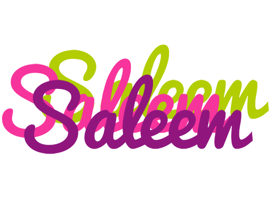 Saleem flowers logo