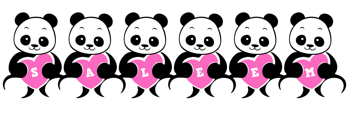 Saleem love-panda logo