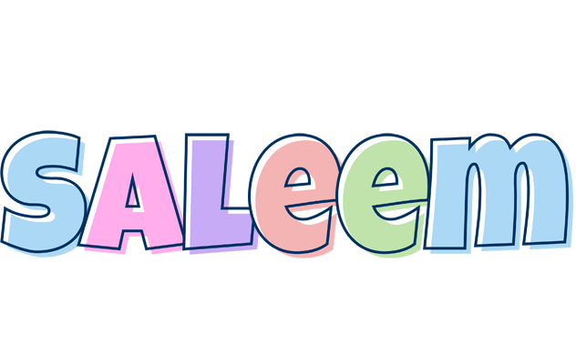 Saleem pastel logo