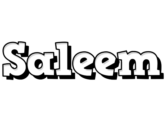 Saleem snowing logo