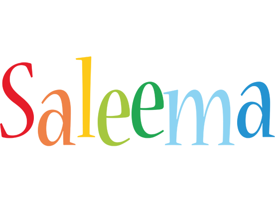 Saleema birthday logo