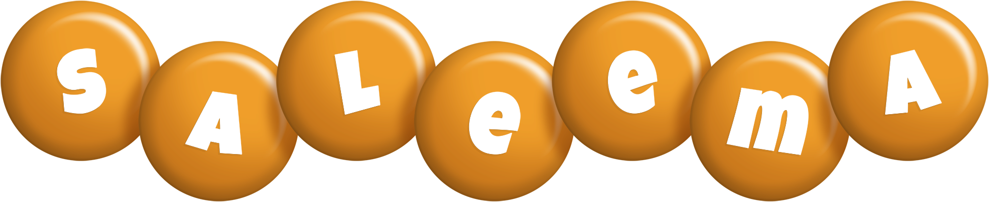 Saleema candy-orange logo