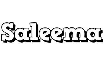 Saleema snowing logo