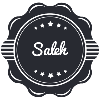 Saleh badge logo