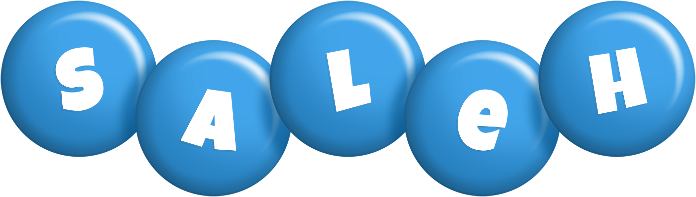 Saleh candy-blue logo