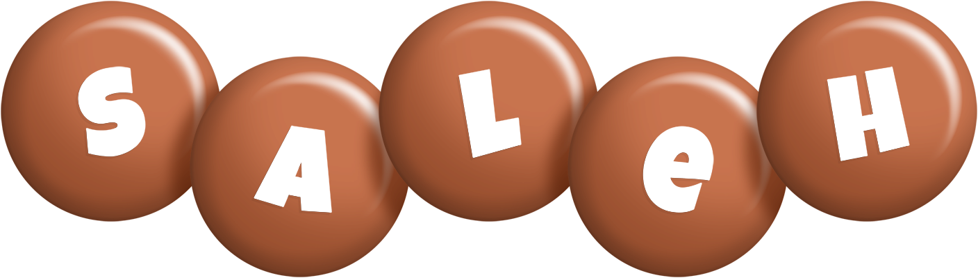 Saleh candy-brown logo
