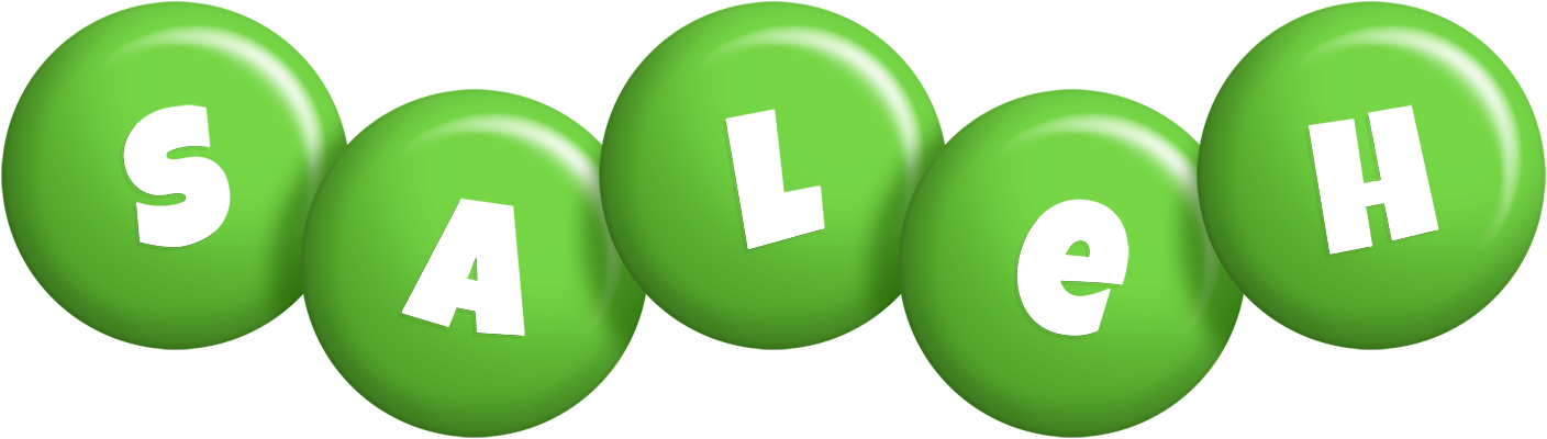 Saleh candy-green logo
