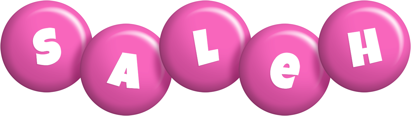 Saleh candy-pink logo