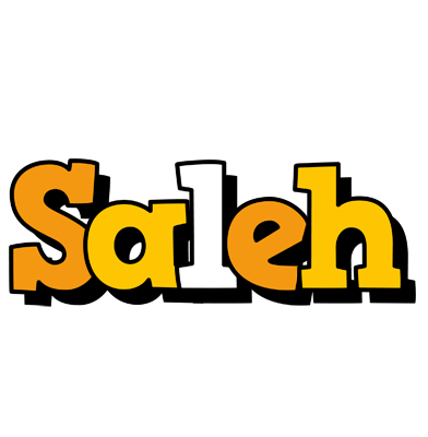 Saleh cartoon logo