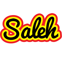 Saleh flaming logo