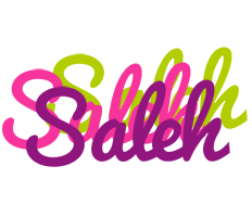 Saleh flowers logo