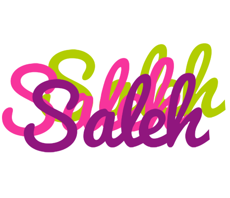 Saleh flowers logo
