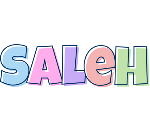 Saleh pastel logo
