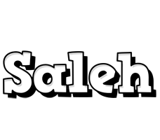 Saleh snowing logo