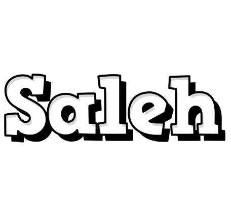 Saleh snowing logo
