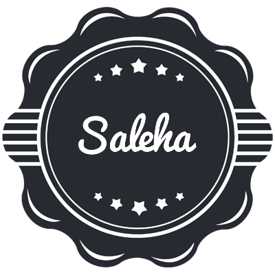 Saleha badge logo