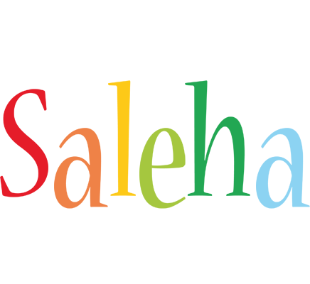 Saleha birthday logo