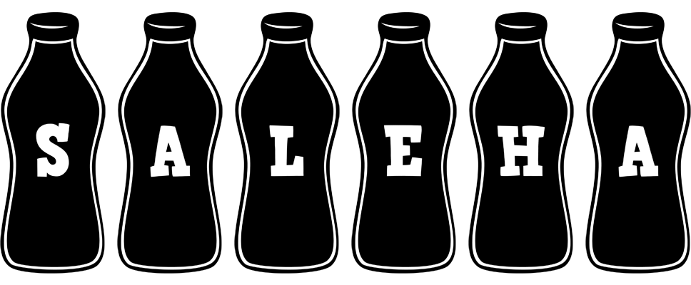 Saleha bottle logo