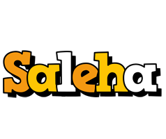 Saleha cartoon logo