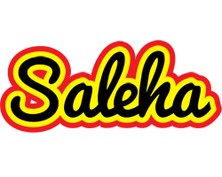 Saleha flaming logo