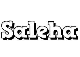 Saleha snowing logo