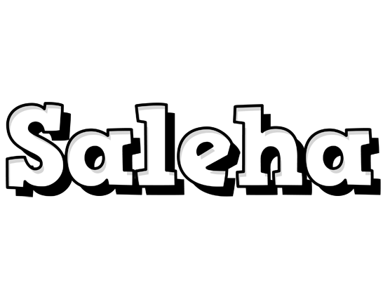 Saleha snowing logo