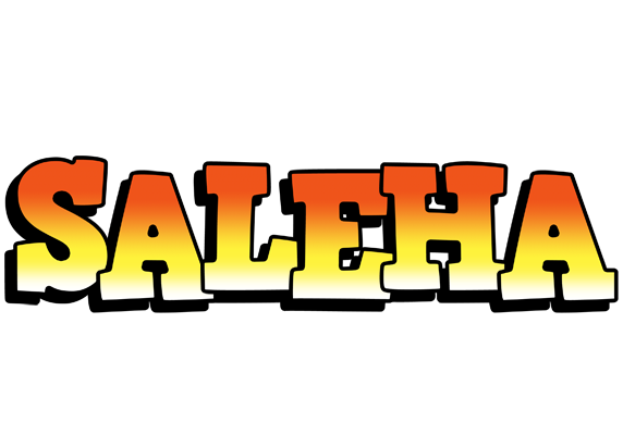 Saleha sunset logo
