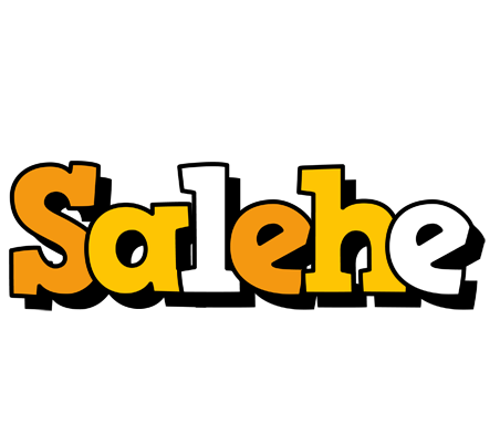 Salehe cartoon logo