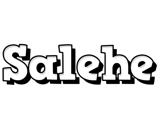 Salehe snowing logo