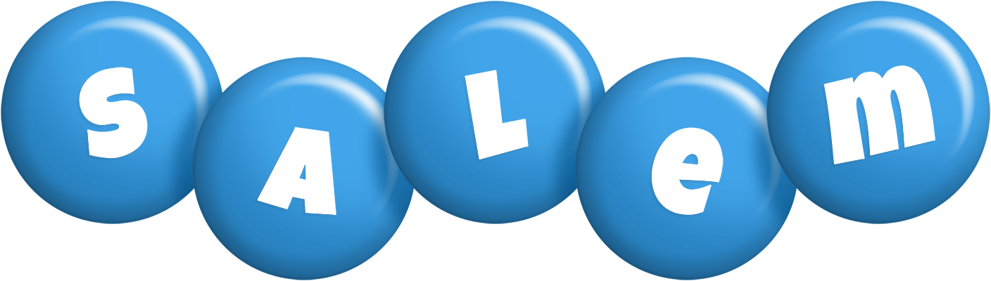 Salem candy-blue logo