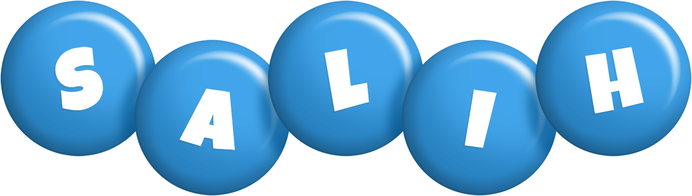 Salih candy-blue logo