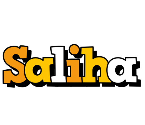 Saliha cartoon logo