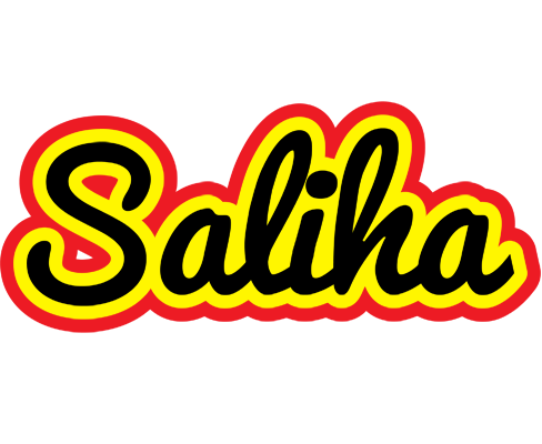 Saliha flaming logo
