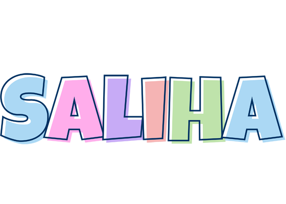 Saliha pastel logo