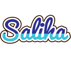 Saliha raining logo