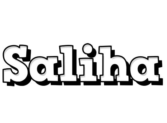 Saliha snowing logo