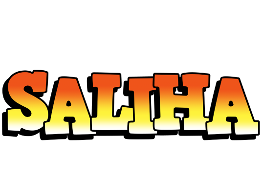 Saliha sunset logo