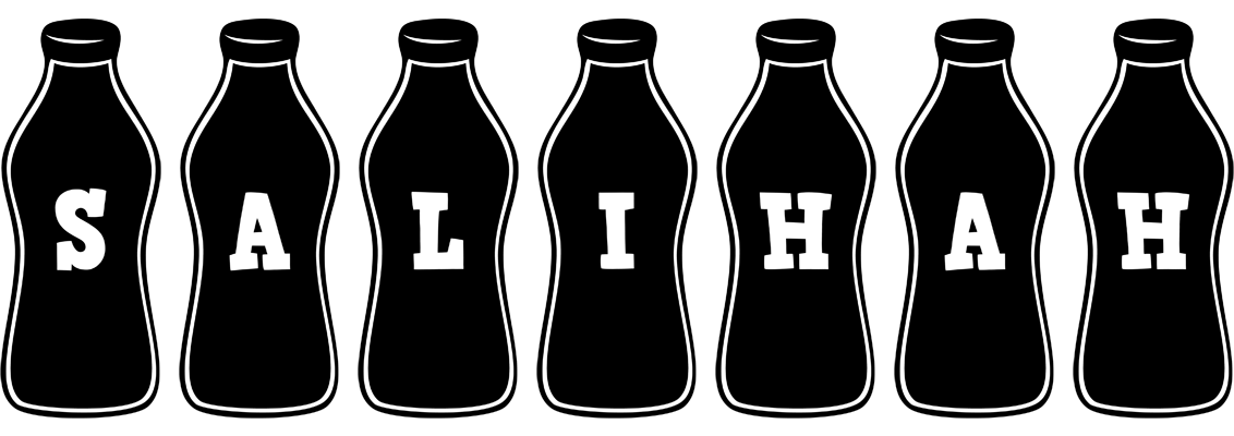 Salihah bottle logo