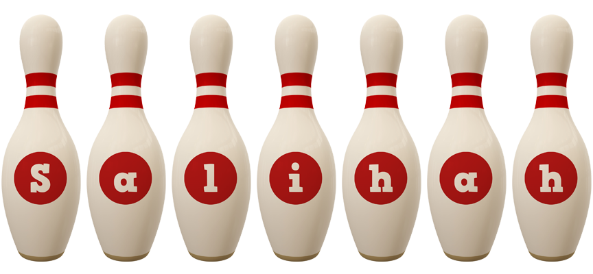 Salihah bowling-pin logo