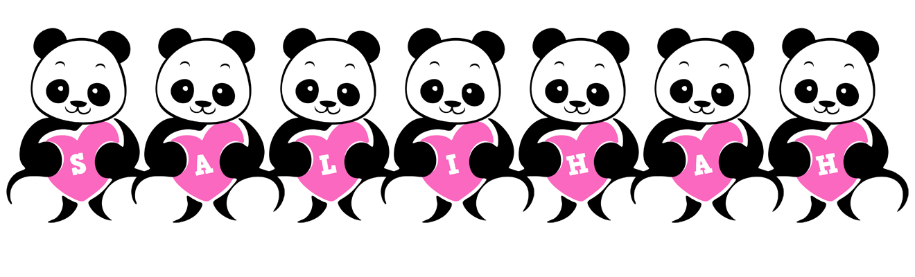 Salihah love-panda logo