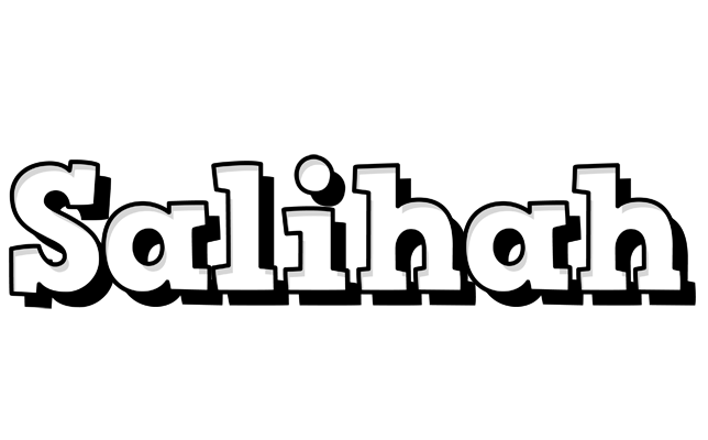 Salihah snowing logo
