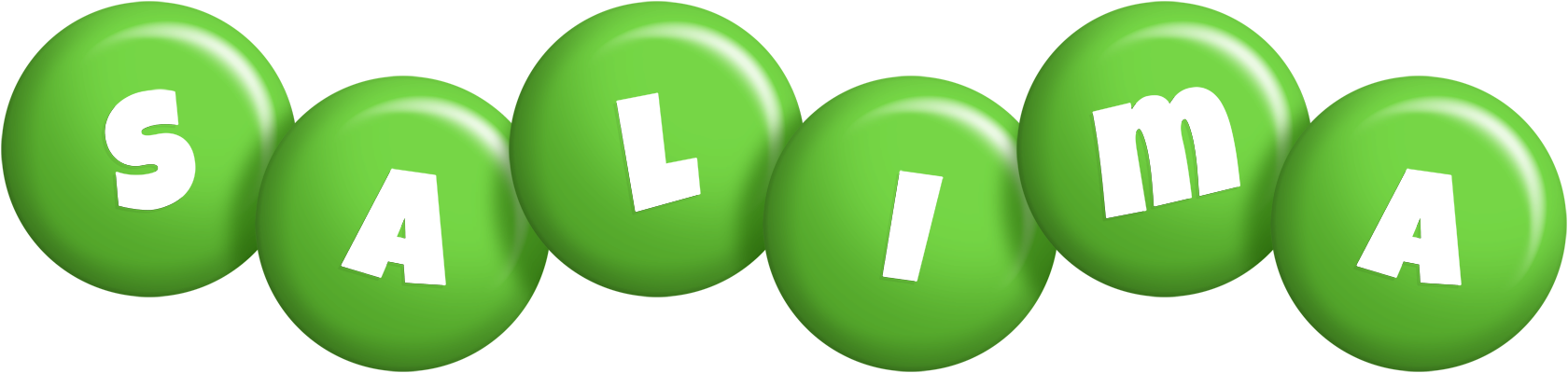 Salima candy-green logo