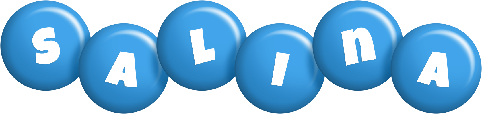Salina candy-blue logo