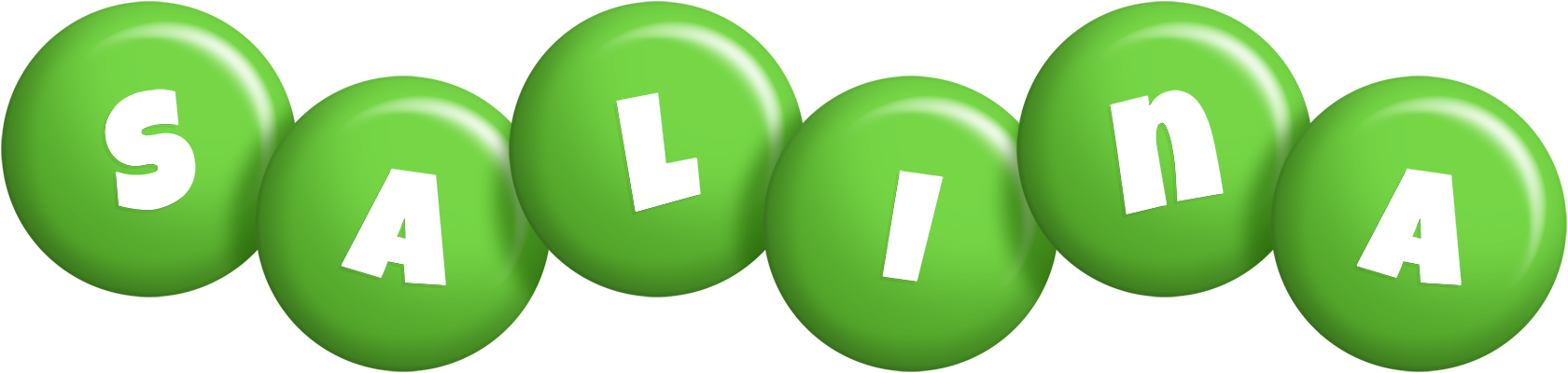 Salina candy-green logo