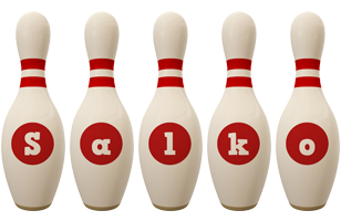 Salko bowling-pin logo