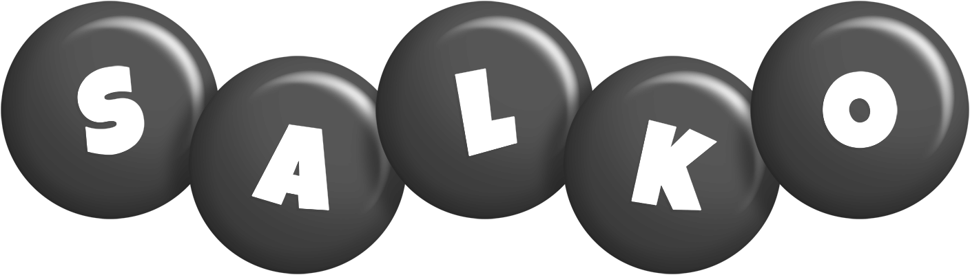 Salko candy-black logo
