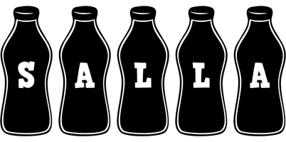 Salla bottle logo