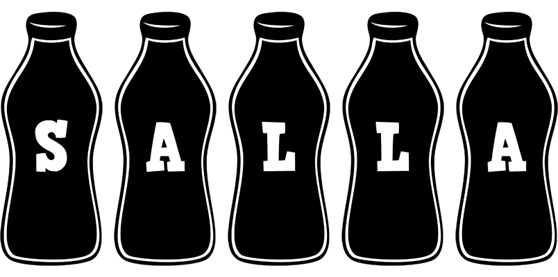 Salla bottle logo