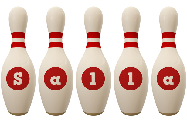 Salla bowling-pin logo